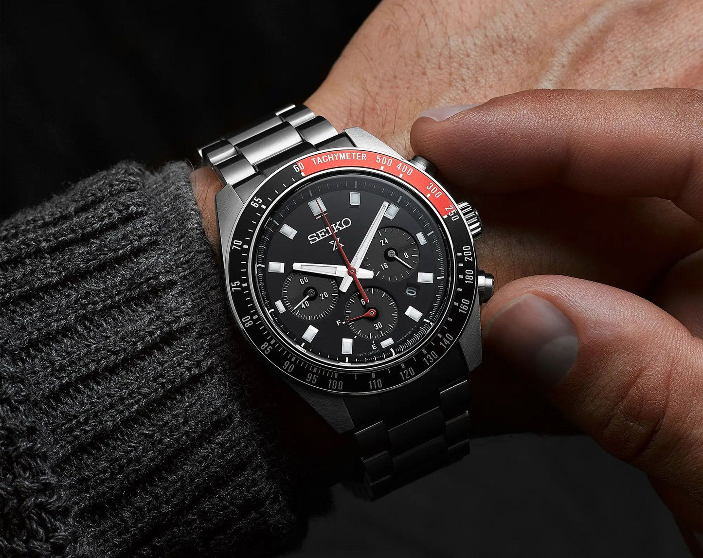 Seiko Prospex Speedtimer "Go Large" Solar Chronograph - SSC915P1