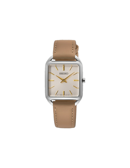 Seiko Essentials/Classique Quartz, Leather Strap - SWR089P1