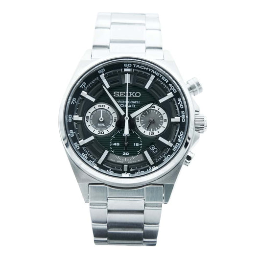 Seiko Chronograph Quartz, Green Dial - SSB405P1