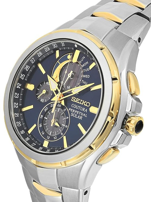 Seiko Coutura Multifunction Solar Quartz, Blue Dial - SSC798P1