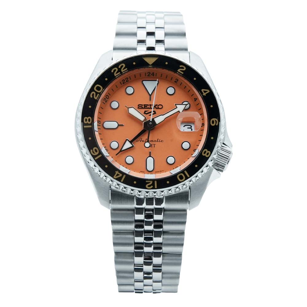 Seiko 5 Sports Mikan Orange GMT SKX Re-Interpretation - SSK005K1