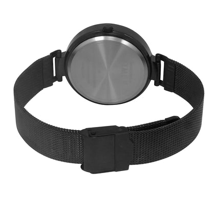 Timex Fashion Women's Black Dial Round Case Multifunction Function Watch -TW000X243