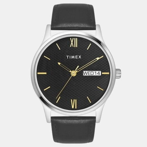 Classics Men Quartz Dial Analog Leather Watch TW0TG8309