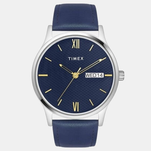 Classics Men Quartz Dial Analog Leather Watch TW0TG8310