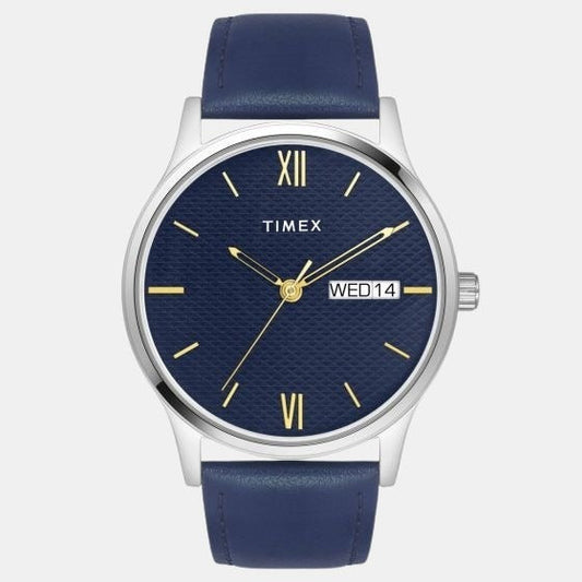 Classics Men Quartz Dial Analog Leather Watch TW0TG8310