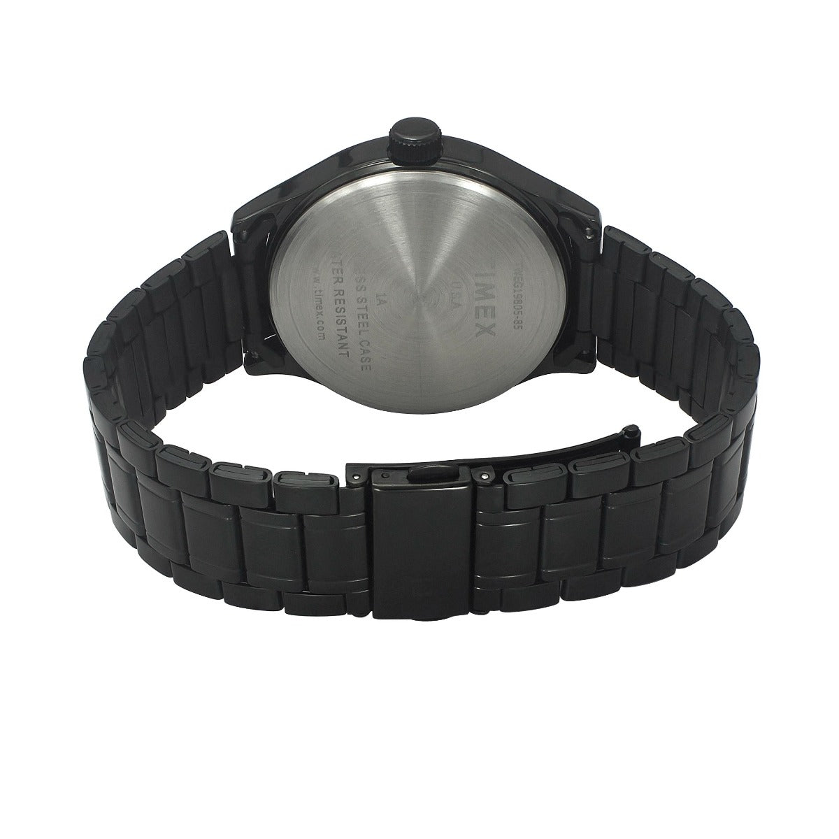 Timex Fashion Men's Black Dial Round Case Day Date Function Watch -TWEG19805