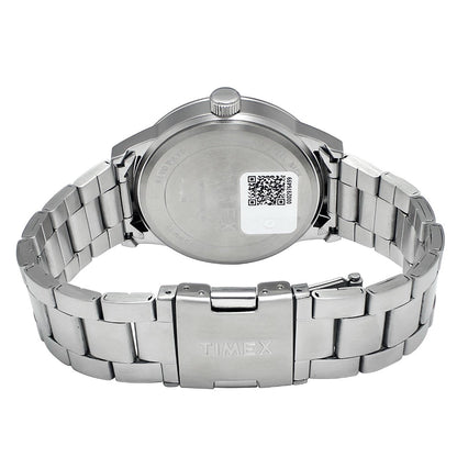 Timex Fashion Men's Silver Dial Round Case Multifunction Function Watch -TWEG19900