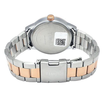 Timex Fashion Men's Beige Dial Round Case Multifunction Function Watch -TWEG19902