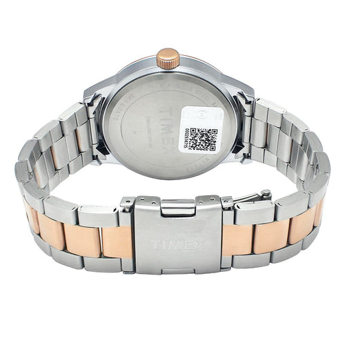 Timex Fashion Men's Beige Dial Round Case Multifunction Function Watch -TWEG19902