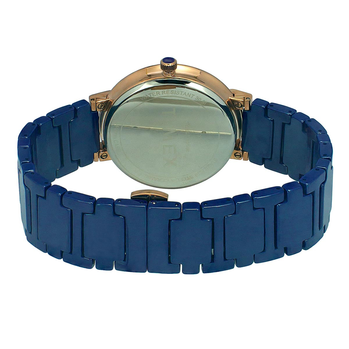 Timex Fashion Men's Blue Dial Round Case 3 Hands Function Watch -TWEG21201