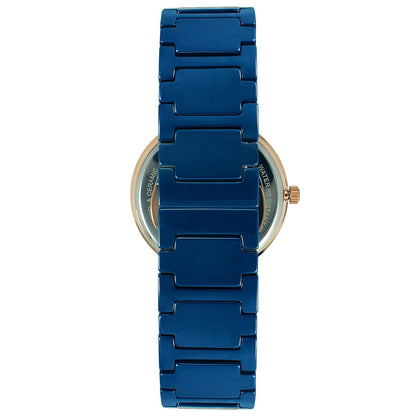Timex Fashion Men's Blue Dial Round Case 3 Hands Function Watch -TWEG21201