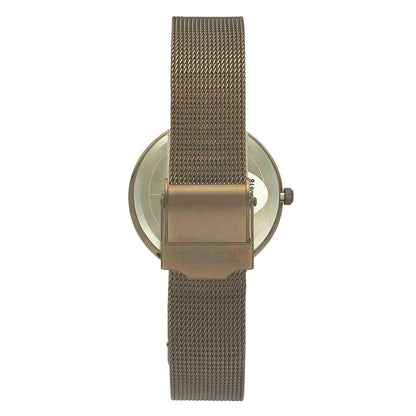Timex Fashion Women's Brown Dial Round Case 3 Hands Function Watch -TWEL11825
