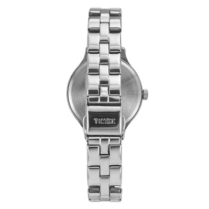 Timex Fashion Women's Blue Dial Round Case Multifunction Function Watch -TWEL14813