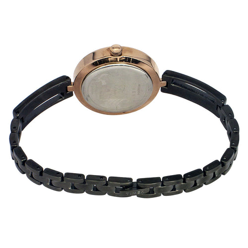Timex Fria Women Black Round Analog Watch - TWEL16500
