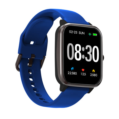 Timex Unisex Smart Fit 2.0 Dial Square Case Bluetooth Calling, Full Touch, Activity Tracking, HRM, SPO2, Blood Pressure, Multiple Watch Faces, 7 Sports Mode Smart Watch -TWTXW205T