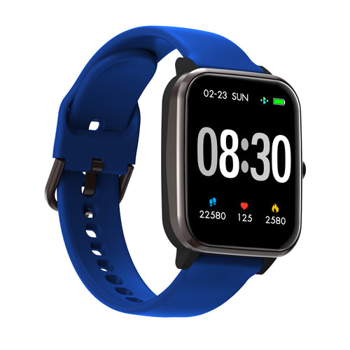 Timex Unisex Smart Fit 2.0 Dial Square Case Bluetooth Calling, Full Touch, Activity Tracking, HRM, SPO2, Blood Pressure, Multiple Watch Faces, 7 Sports Mode Smart Watch -TWTXW205T